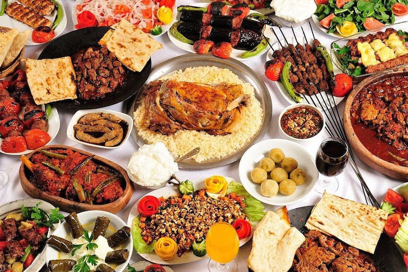 Just a tiny sample of some of Turkey's cuisine